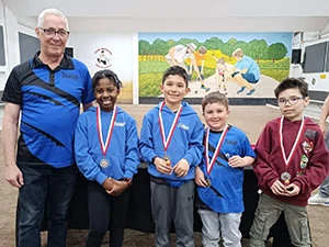 Participants au Challenge de pétanque jeunes 2026